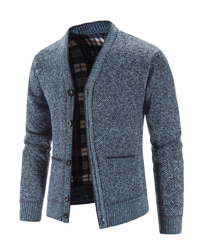 Men's Heavyweight Winter Knit Cardigan