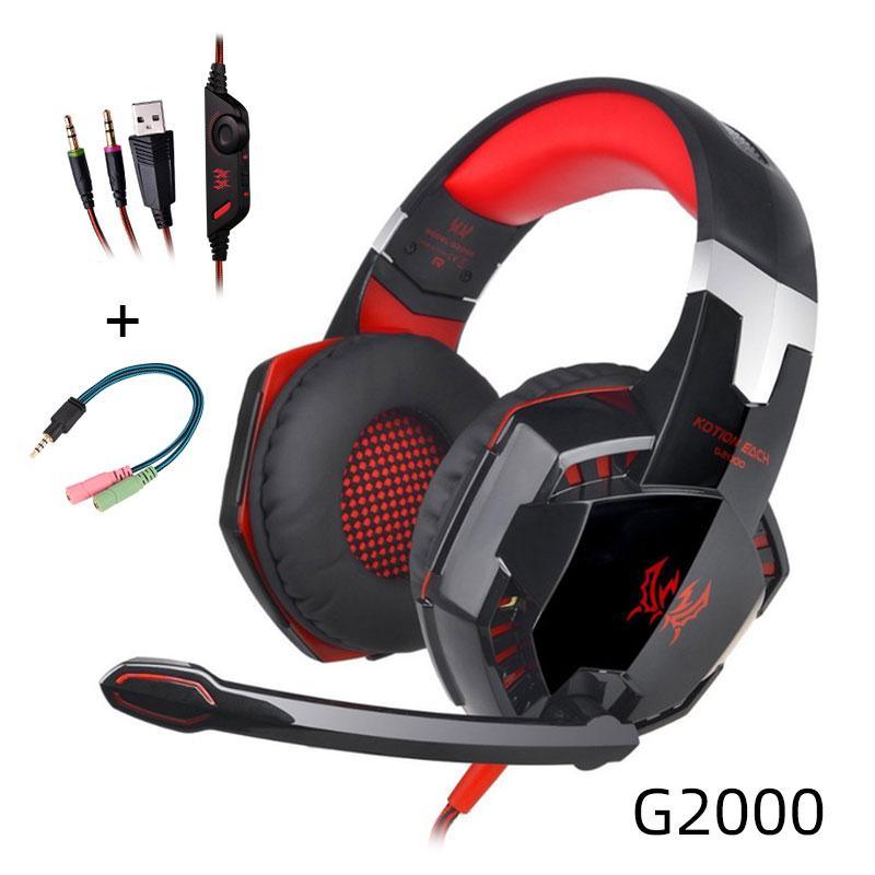 STEVVEX Wired Over-Ear Gaming Headset with Boom Microphone