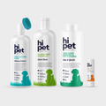 HiPet Effective Cleaning Set, Clarifying Shampoo + Tear Stain & Ear Solution + Paw Cleaning Foam + Paw & Nose