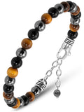 Triple Protection Gemstone Beaded Bracelet – Chain Fit