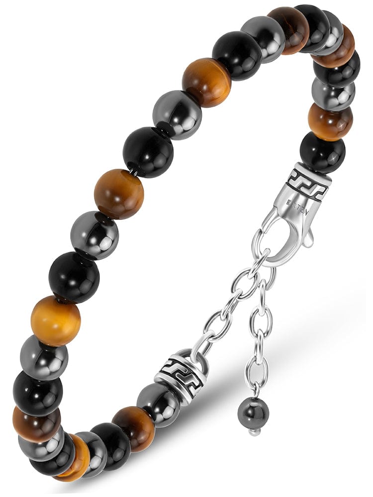 Triple Protection Gemstone Beaded Bracelet – Chain Fit