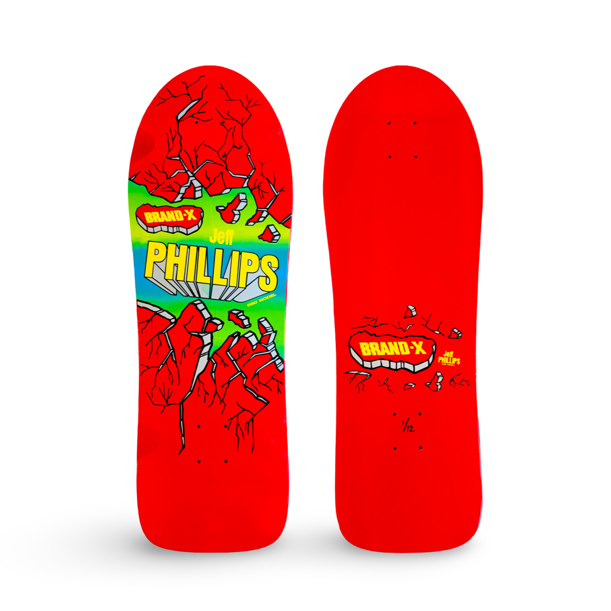Jeff Phillips BREAKOUT Hand-Painted Skateboard – 1 of 12