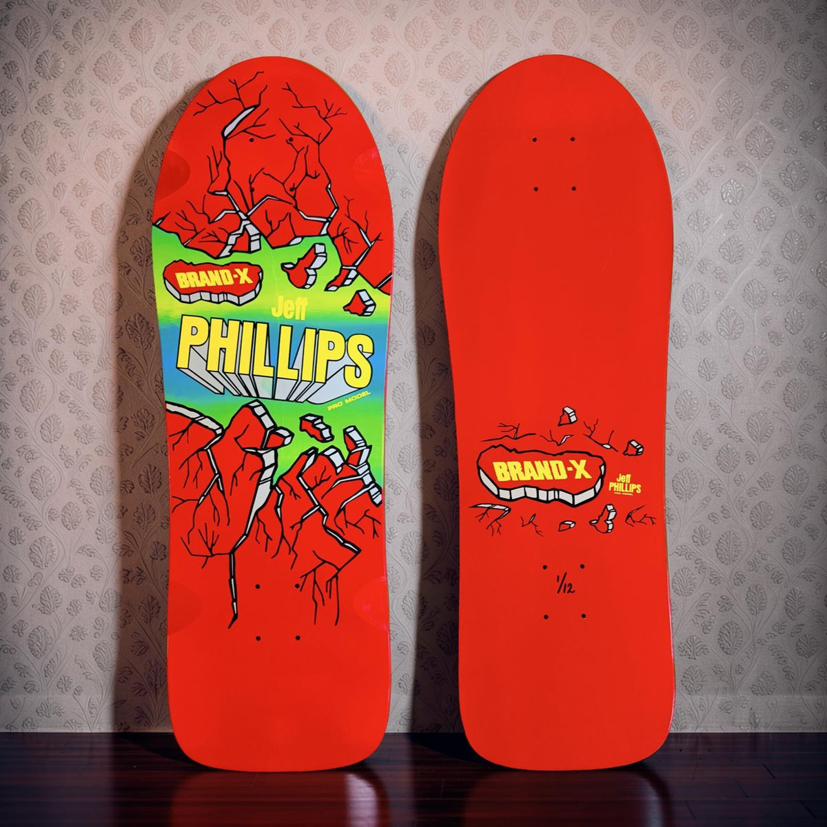 Jeff Phillips BREAKOUT Hand-Painted Skateboard – 1 of 12