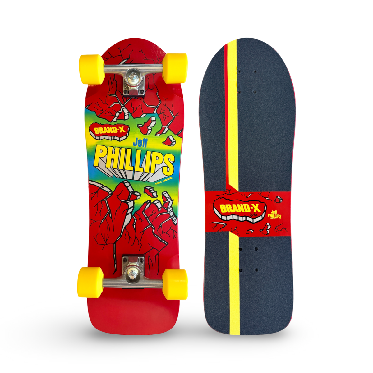 Jeff Phillips BREAKOUT Hand-Painted Skateboard – 1 of 12