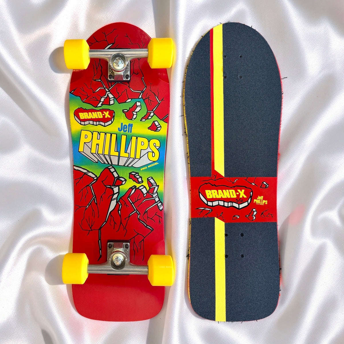 Jeff Phillips BREAKOUT Hand-Painted Skateboard – 1 of 12