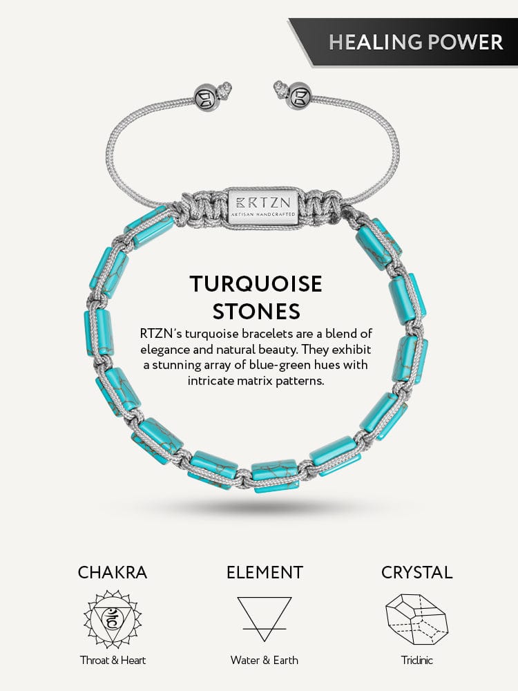 Havana Turquoise Beaded Adjustable Bracelet