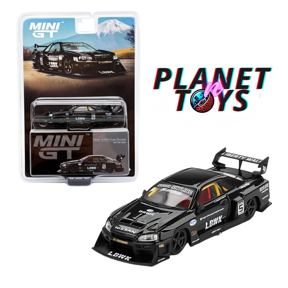 Mini GT Die-Cast Cars, 1:64 — Assorted Models