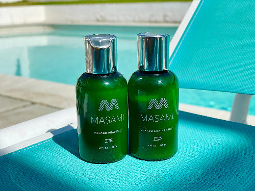 MASAMI Mekabu Hydrating Travel Shampoo & Conditioner