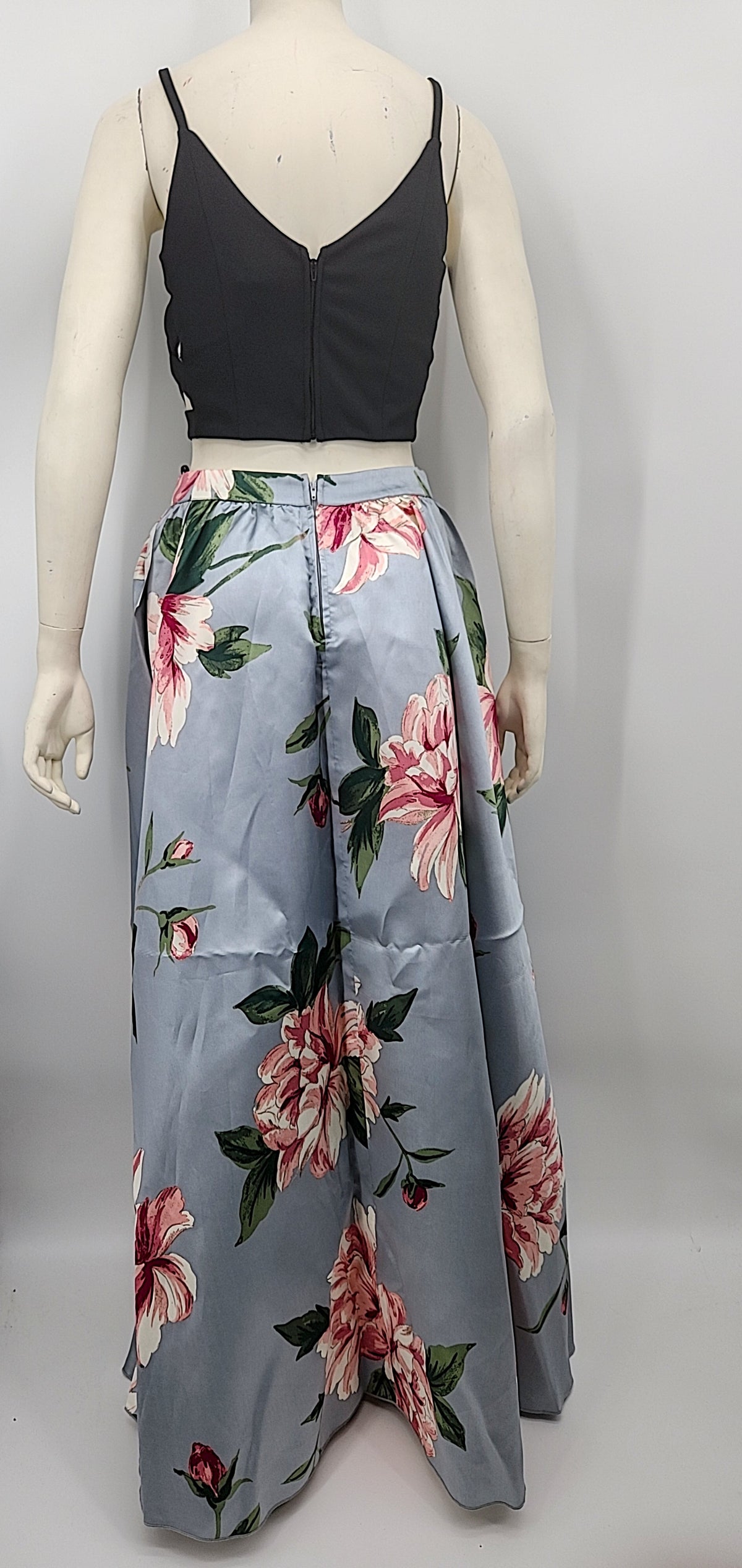 Speechless Juniors Two-Piece Floral Formal Dress – 9