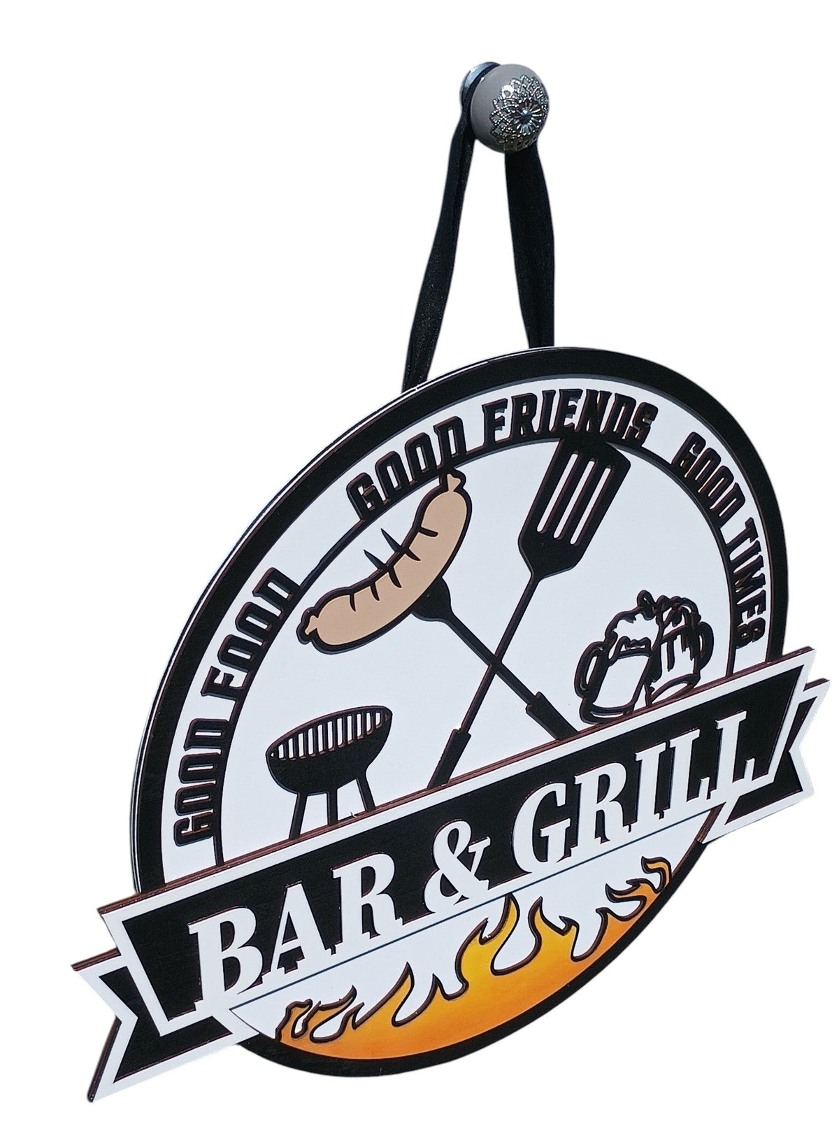 Bar & Grill Sign for Outdoor Patio Kitchens