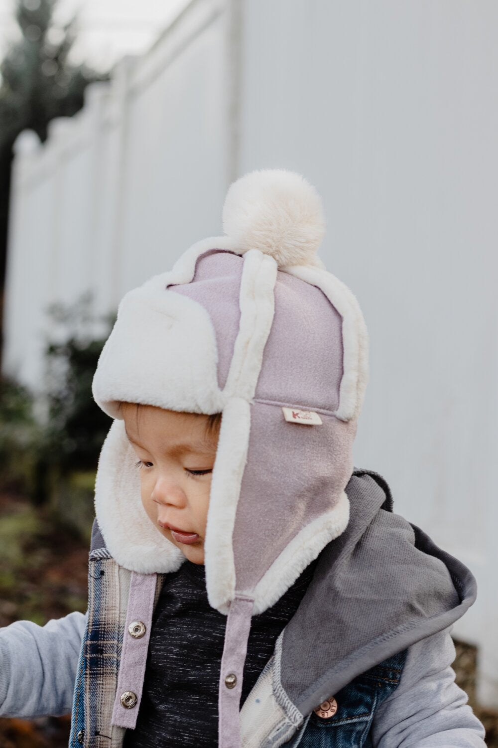 Kids’ Sherpa Aviator Hat with Ear Flaps