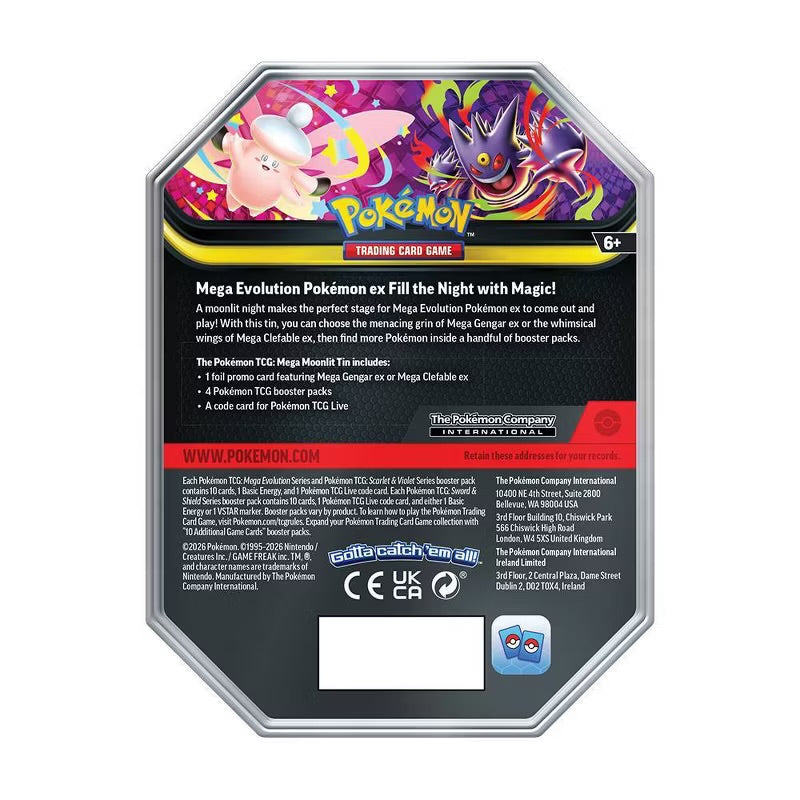 Pokémon TCG Mega Moonlit Tin