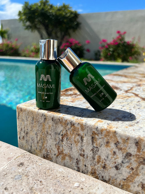 MASAMI Mekabu Hydrating Travel Shampoo & Conditioner