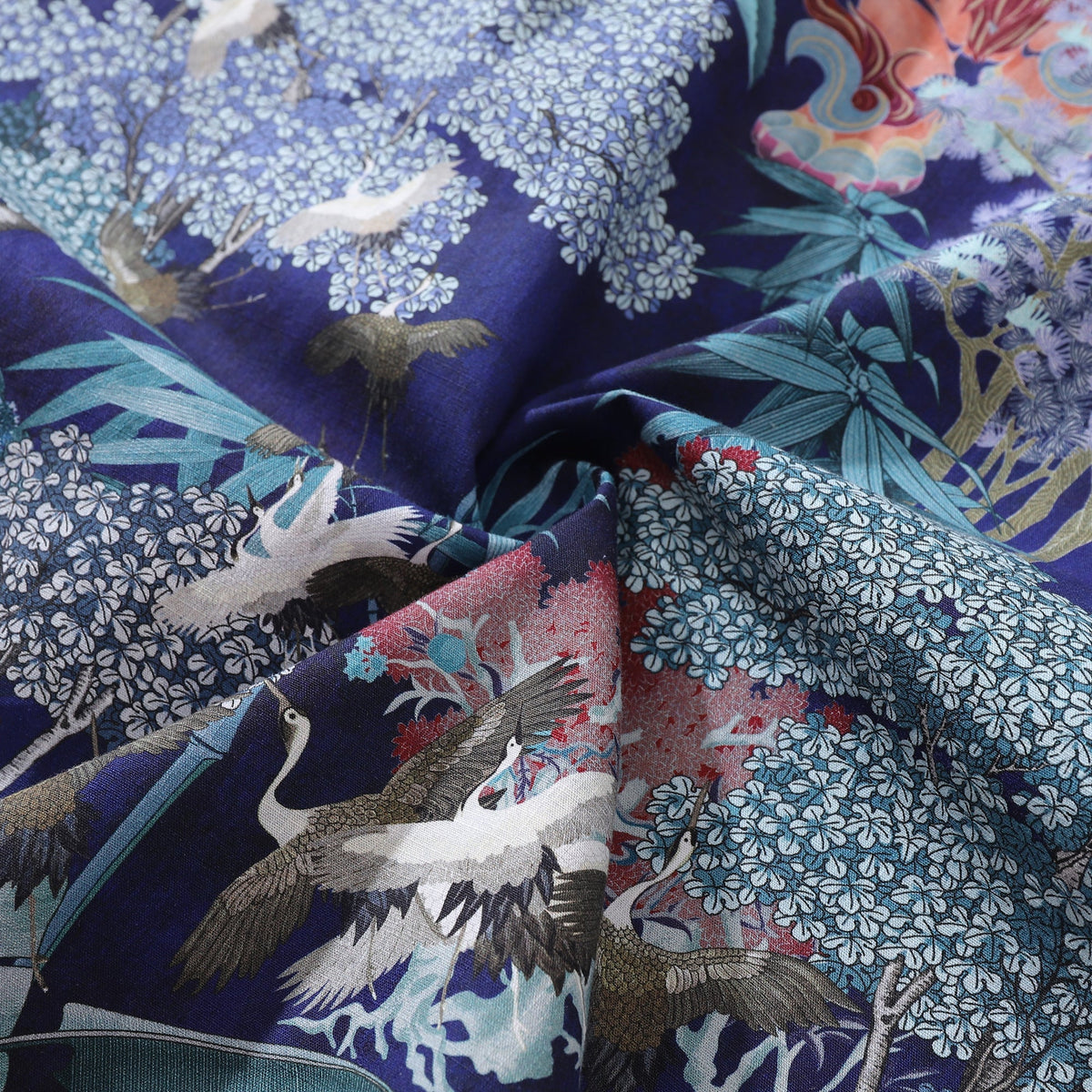 Men's 1950s Vintage Print Cotton Hawaiian Shirt
