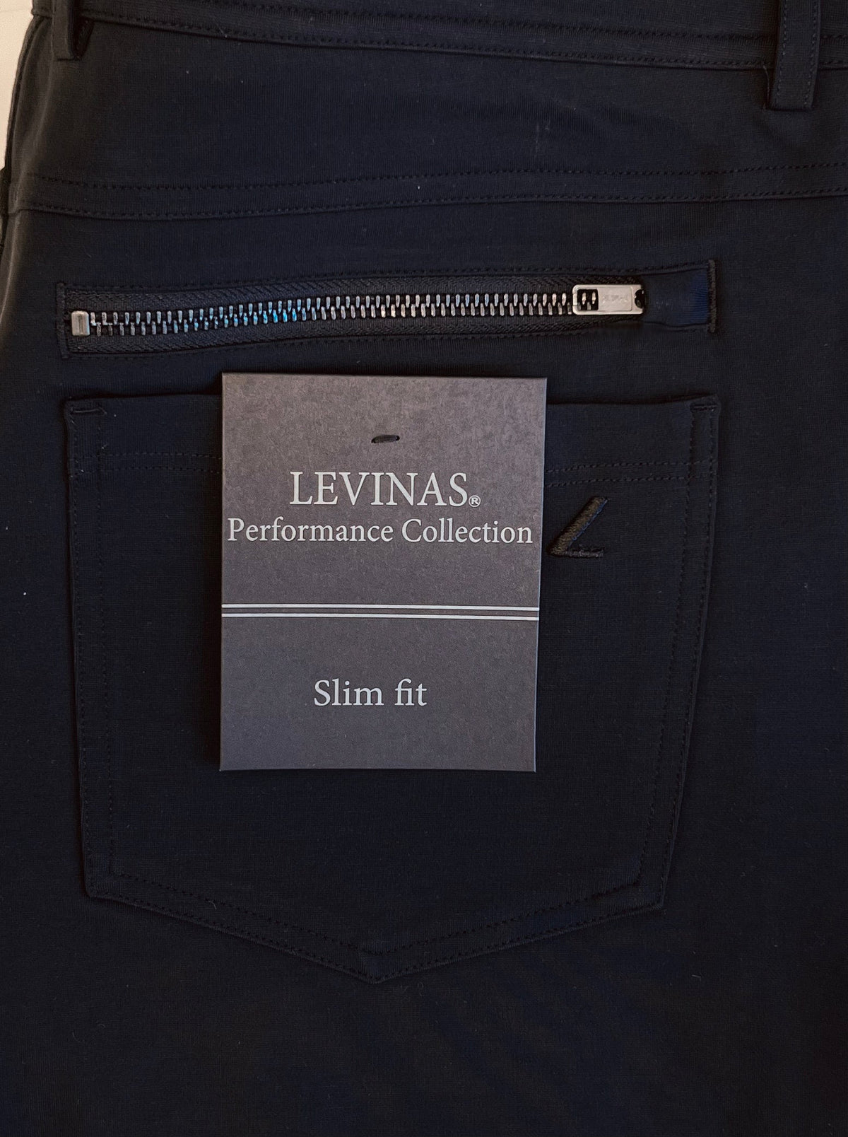 Men's Super-Stretch Casual Chinos – Black