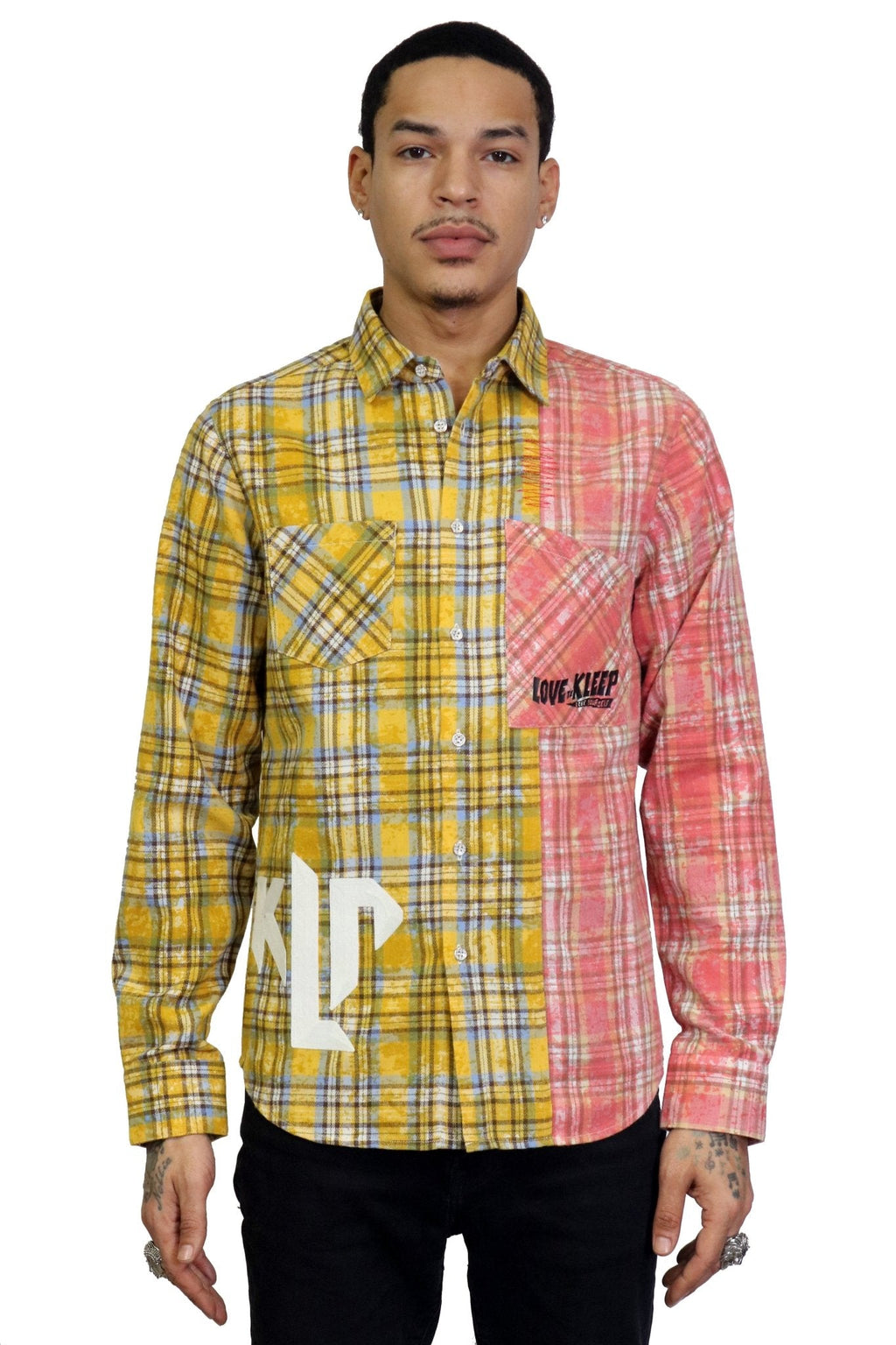 VINE Men’s Flannel Button-Down Shirt