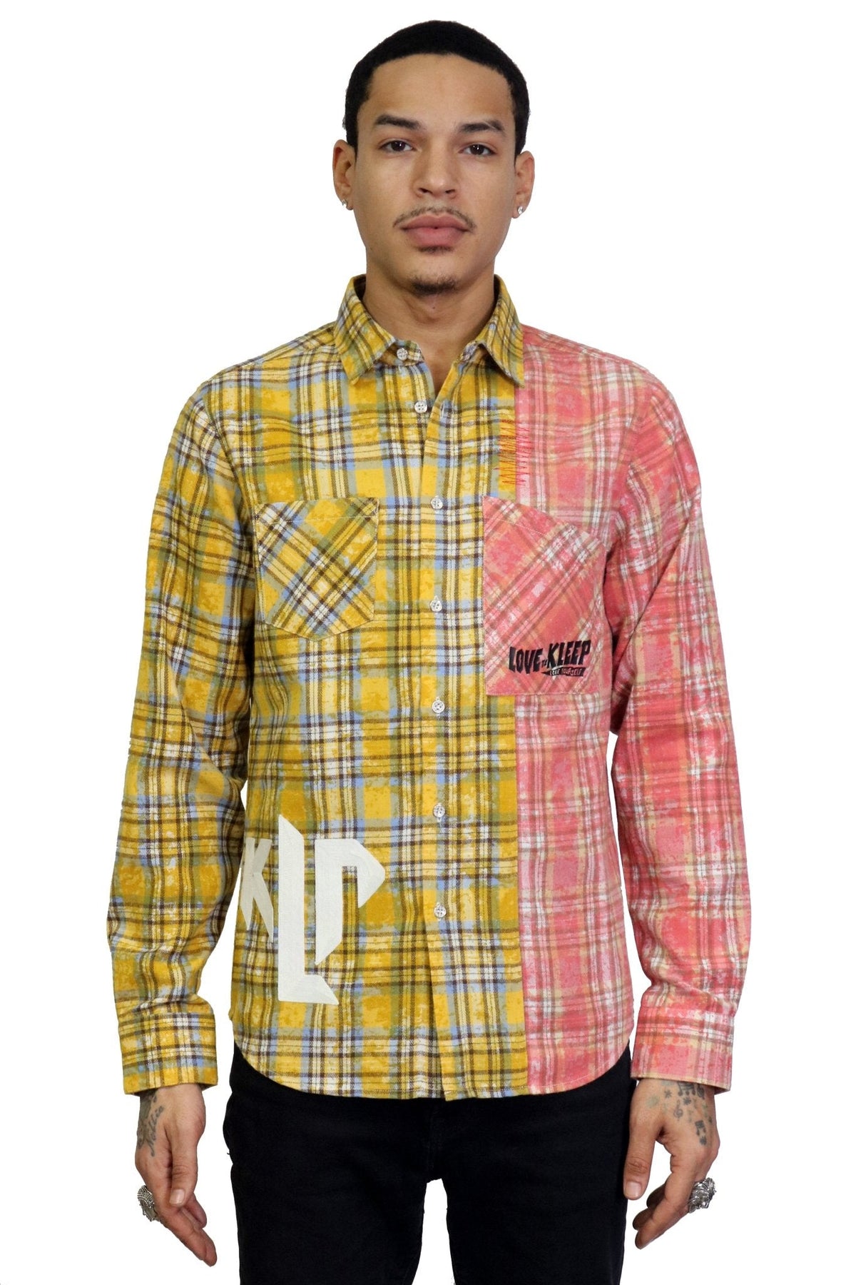 VINE Men’s Flannel Button-Down Shirt
