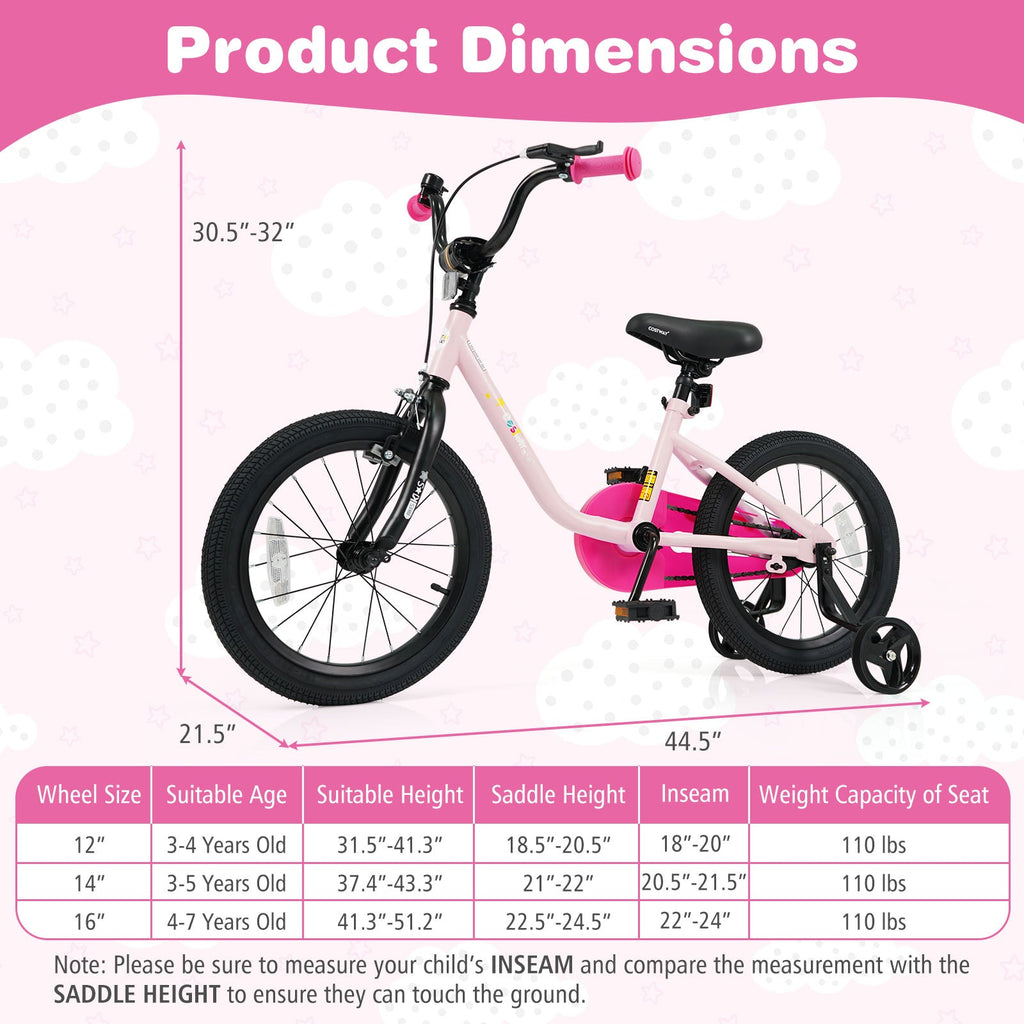 Kids’ Bicycle, 12/14/16-Inch