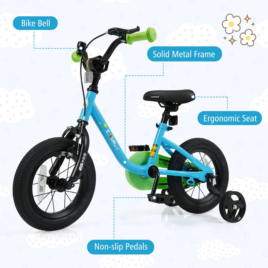 Kids’ Bicycle, 12/14/16-Inch — Blue
