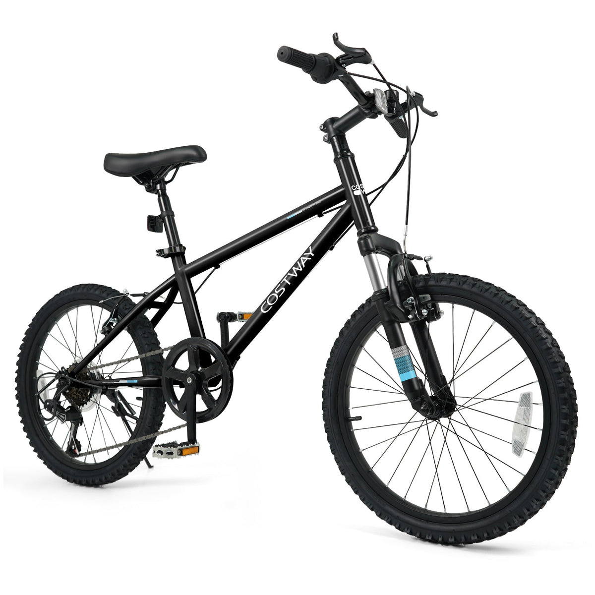 Kids' Mountain Bike – 20 or 24 Inch, Black