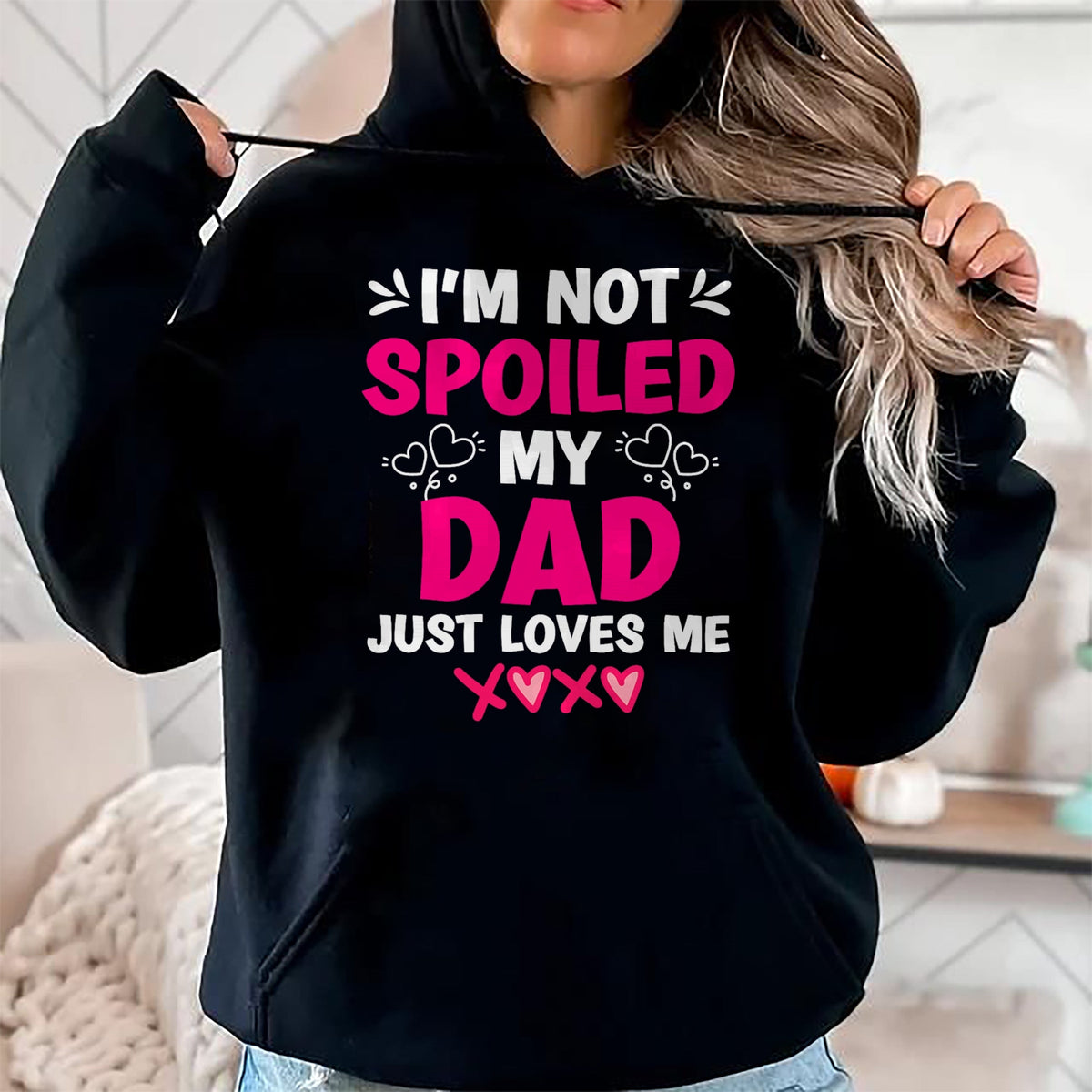 Dad Loves Me Graphic T-Shirt or Hoodie