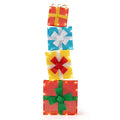 Lighted Gift Boxes Christmas Decoration 2D Set of 4 Pre-Lit Stacked Christmas Gift Boxes