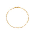 14K Solid Gold Men's Figaro Bracelet – 8.25 Inch
