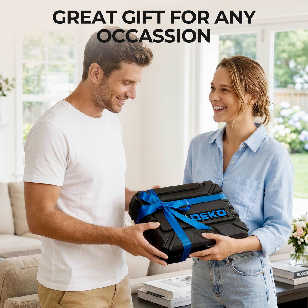 Cordless Drill & Household Tool Set, 119 Pieces