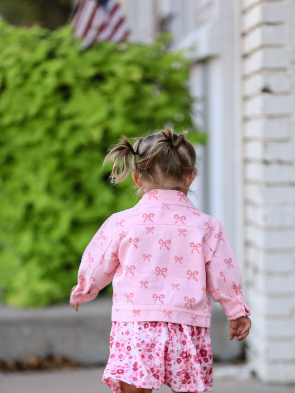 Girls’ Pink Denim Jacket
