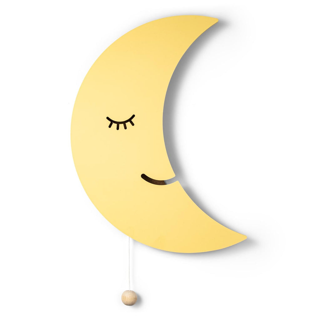 LumiDreams Moon LED Wooden Wall Night Light