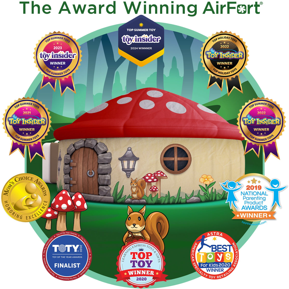 The Original AirFort - Mushroom House