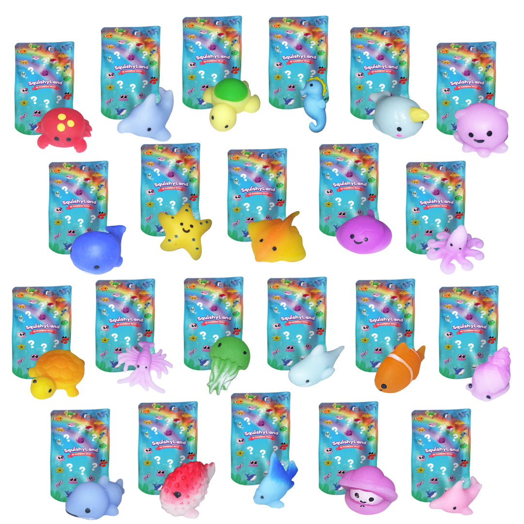 Mystery Sea Animal Squishies – 22 Pieces