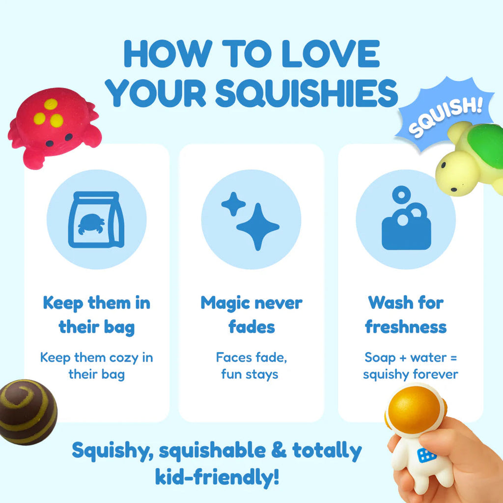 Mystery Sea Animal Squishies – 22 Pieces
