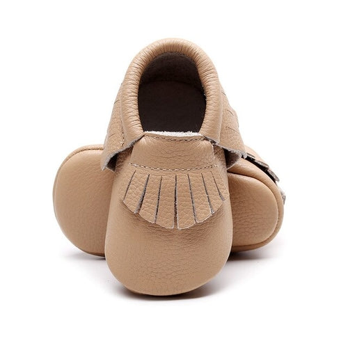 Baby First-Walker Slip-On Shoes – Fringe & Bow Styles