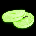 Bread Laces Glow-in-the-Dark Elastic Shoelaces — Night White