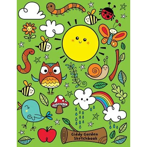 Giddy Garden Sketchbook, 160 Pages