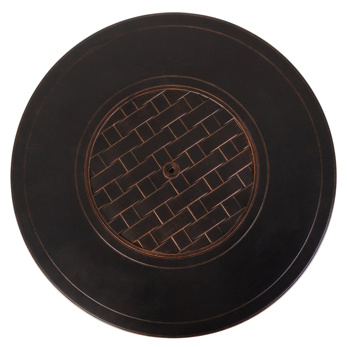 Perissa Woven Aluminum LPG Outdoor Fire Pit