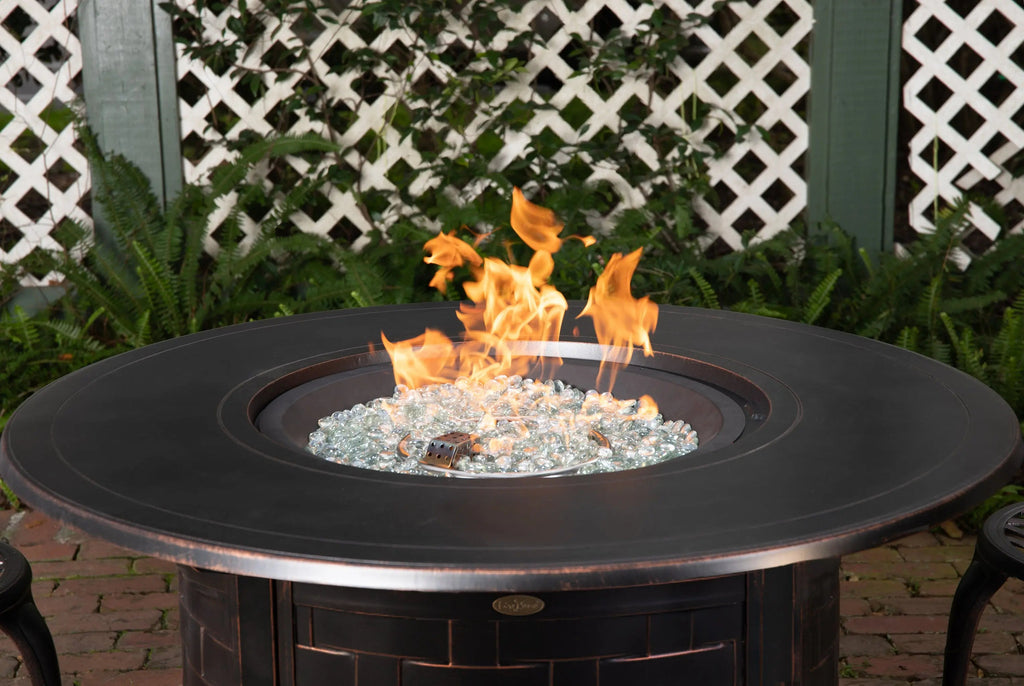 Perissa Woven Aluminum LPG Outdoor Fire Pit