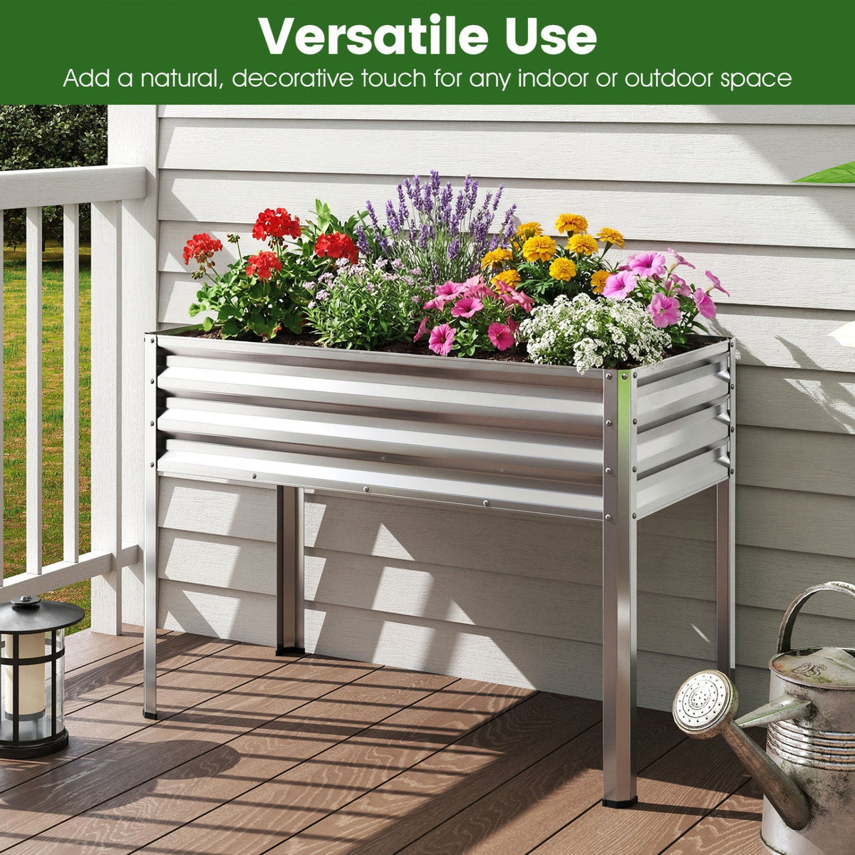 Elevated Metal Raised Garden Beds – Set of 2