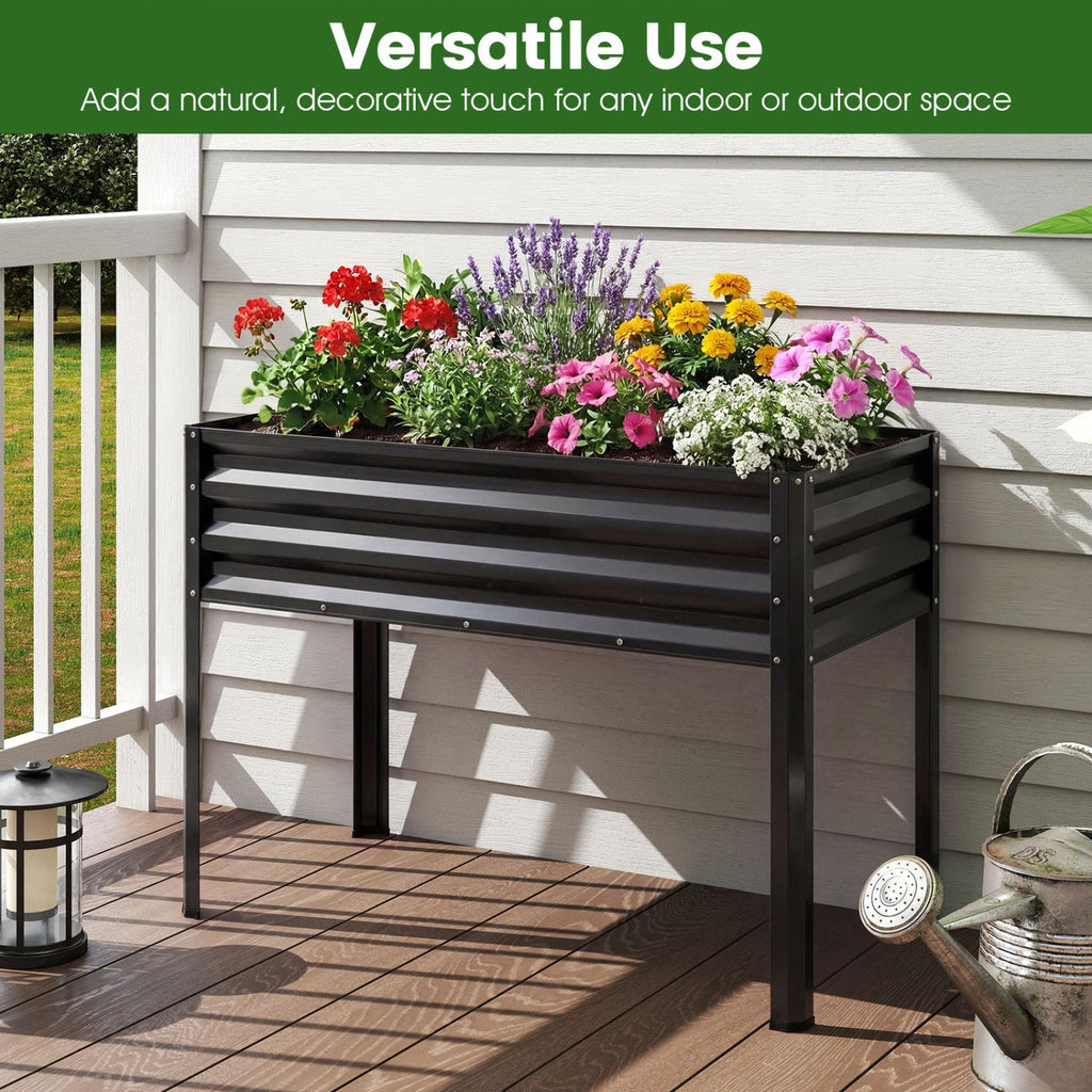 Elevated Metal Raised Garden Beds – Set of 2