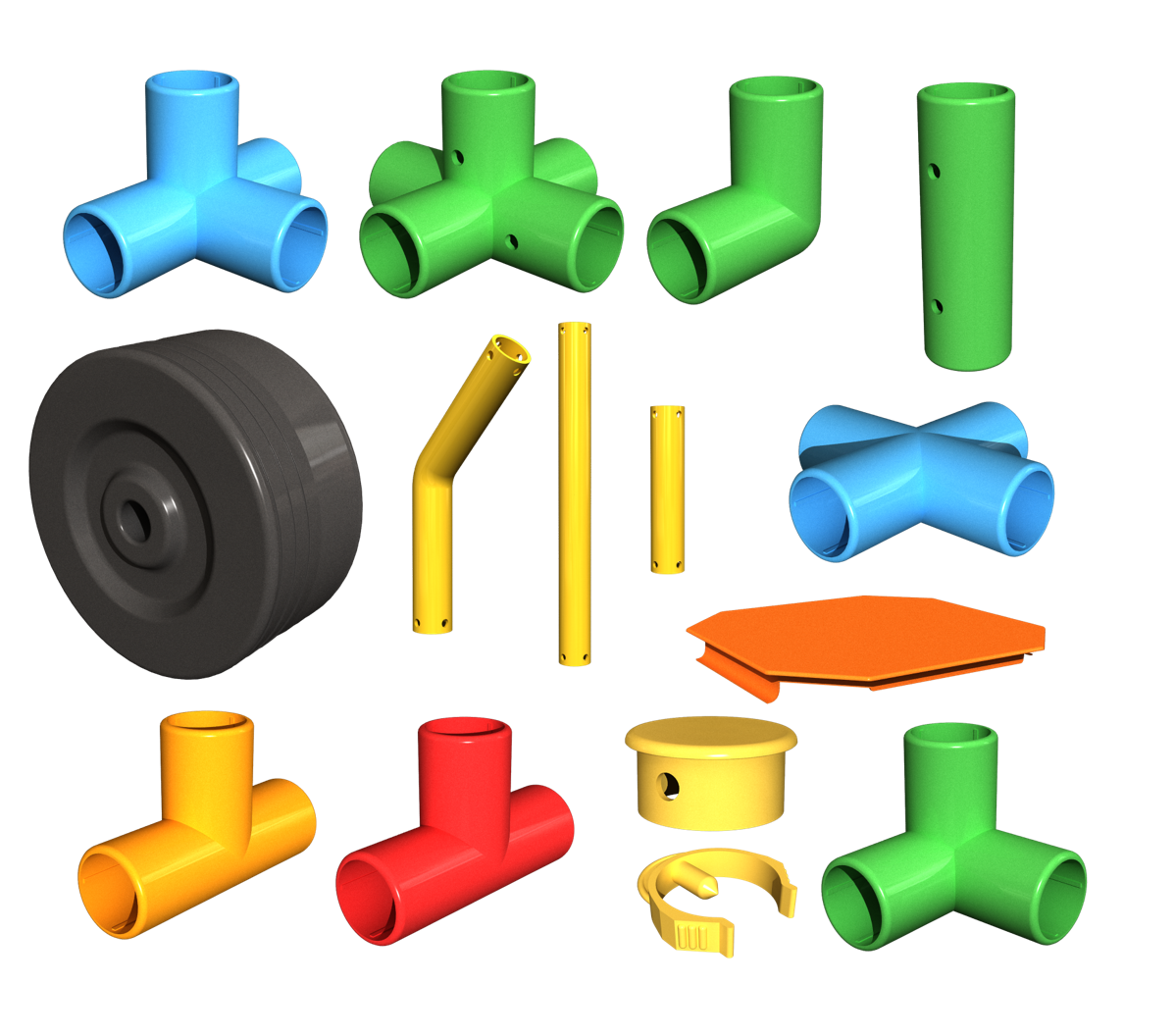 TubeLox Deluxe STEM Building Set – Double Pack