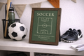 Philippians 4:13 Soccer Inspirational Wall Art