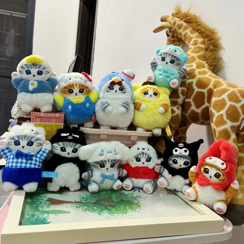 Mofusand x Sanrio Plush Keychain Bag Charm