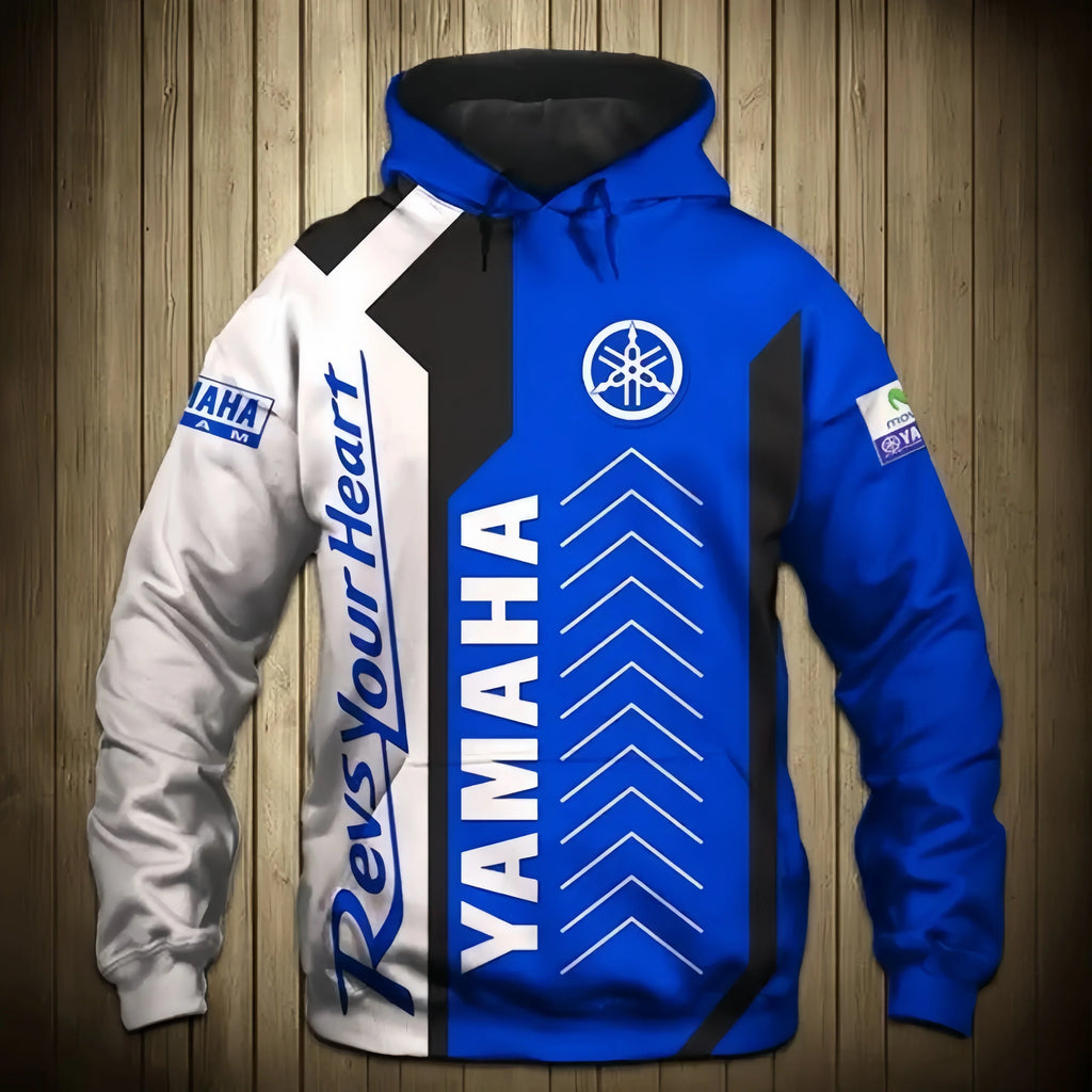 Men's Yamaha Motorcycle Graphic Hoodie