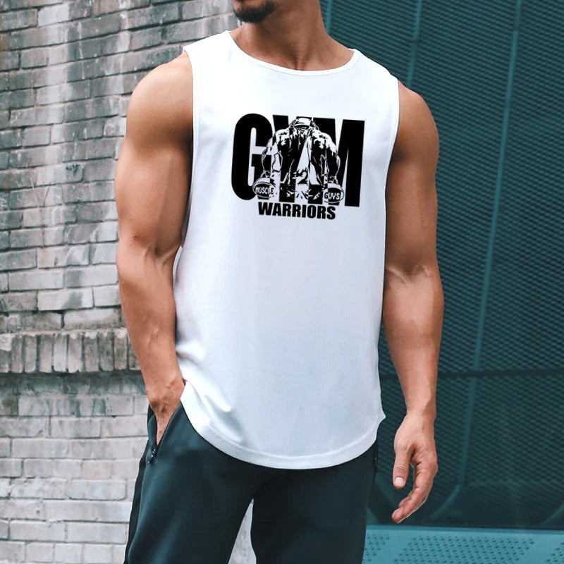 Men's Quick-Dry Mesh Athletic Tank Top
