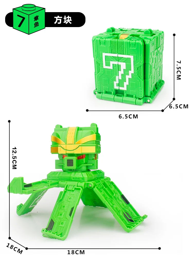Math Cube Transforming STEM Building Toy