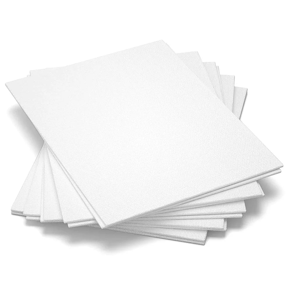 Gesso-Primed Cotton Canvas Panels, Pack of 6