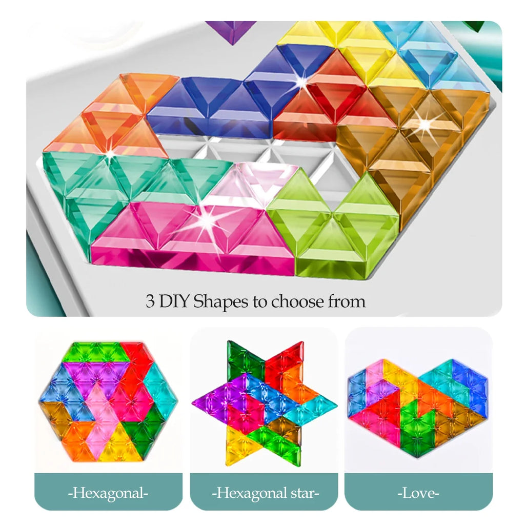 Colorful Logic & Shape Puzzle Tabletop Game