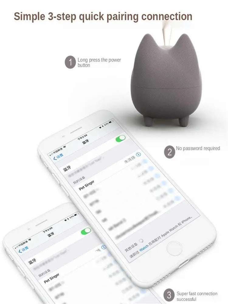Mini Cat Portable Wireless Bluetooth Speaker
