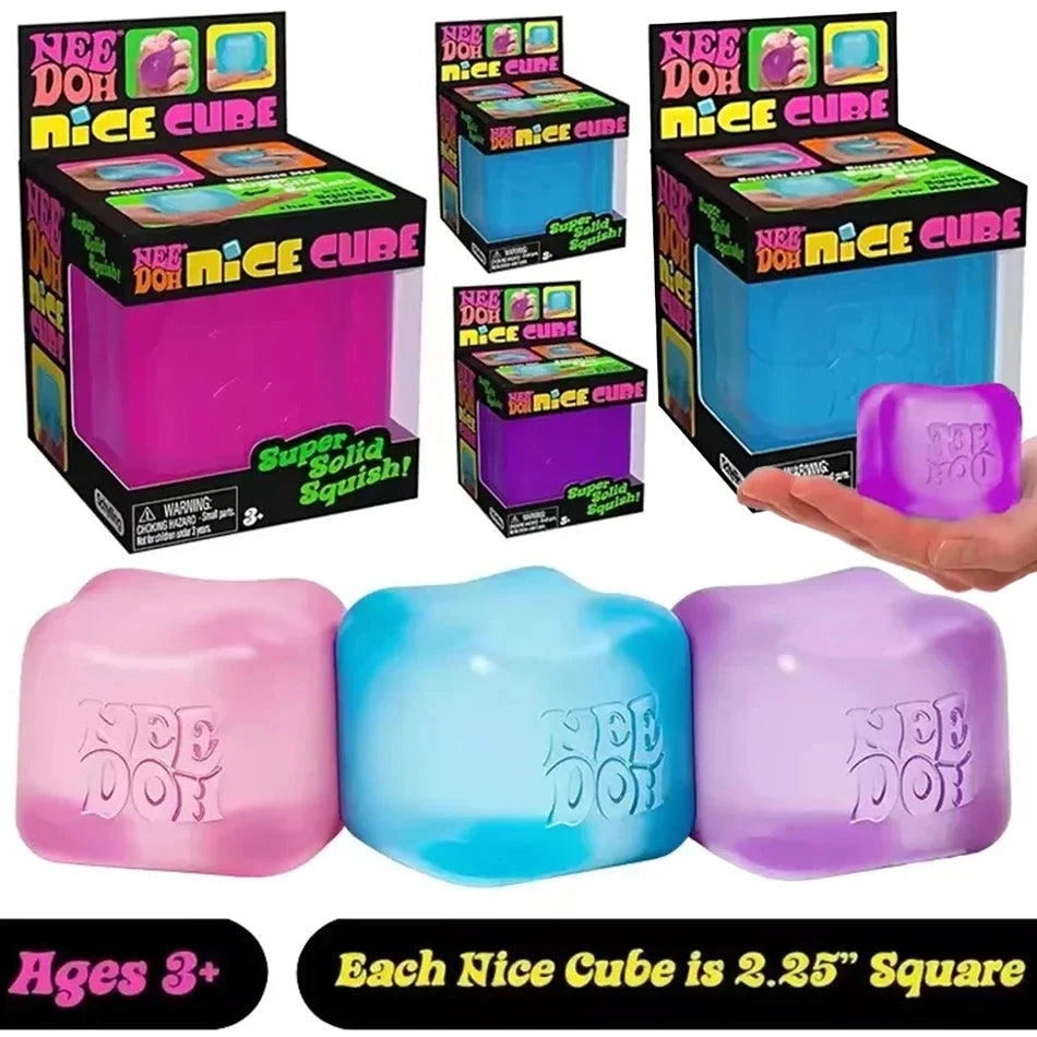 NeeDoh Cube Sensory Squishy Toy